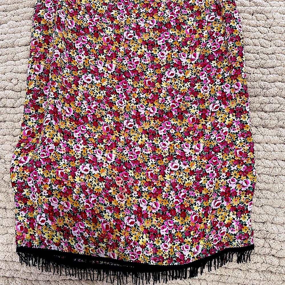 Harold's Floral Dress with Pink Lining